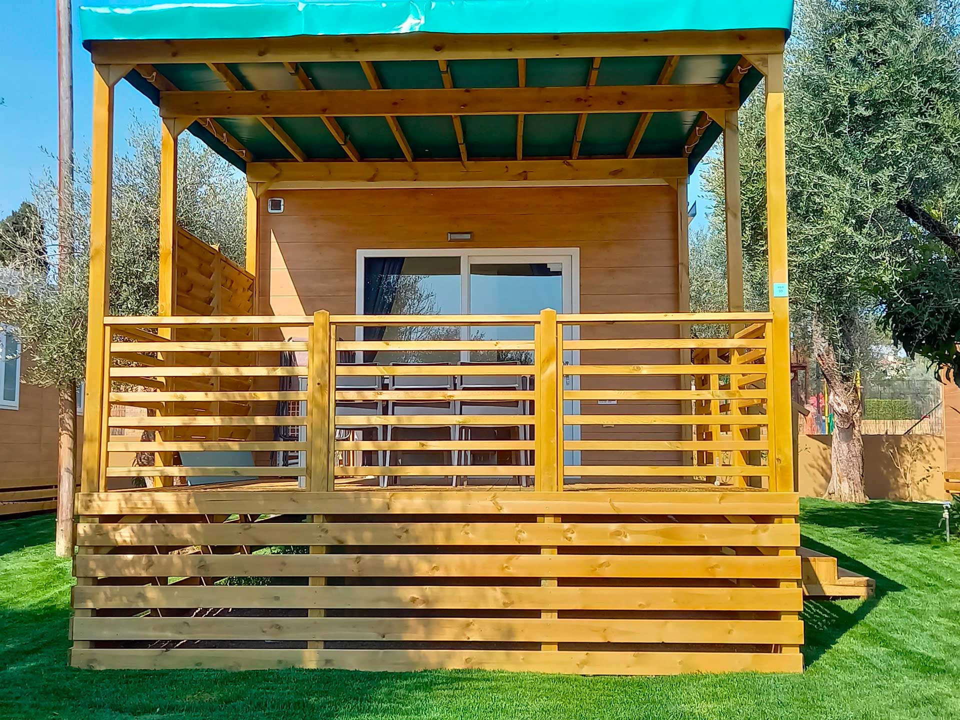 Casa mobile Aqua campeggio sul lago di Garda alloggio nuovo e confortevole