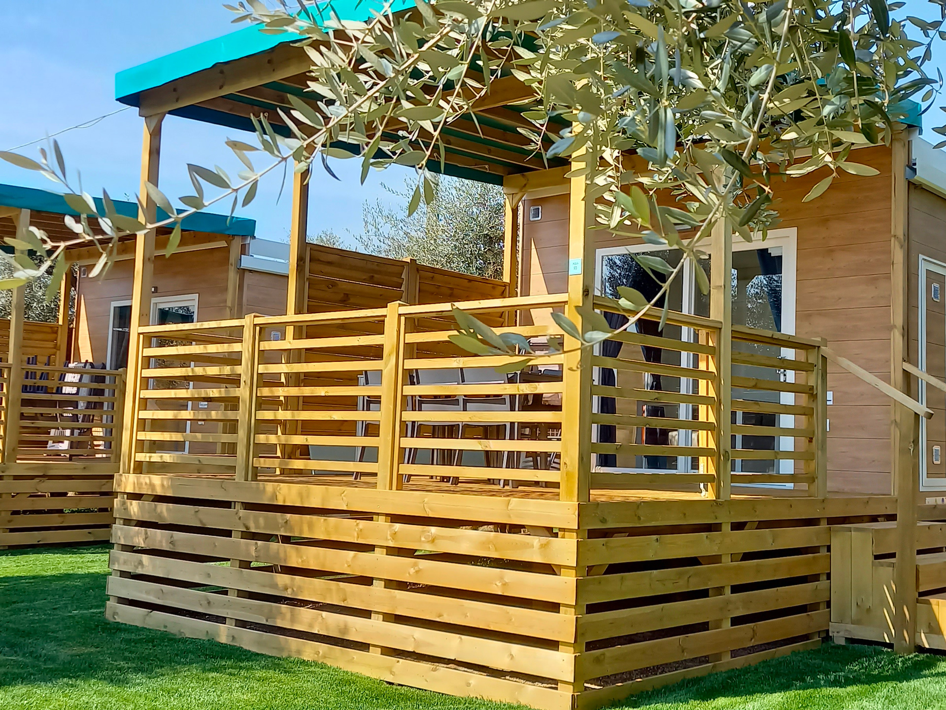 Casa mobile Aqua campeggio sul lago di Garda alloggio nuovo e confortevole